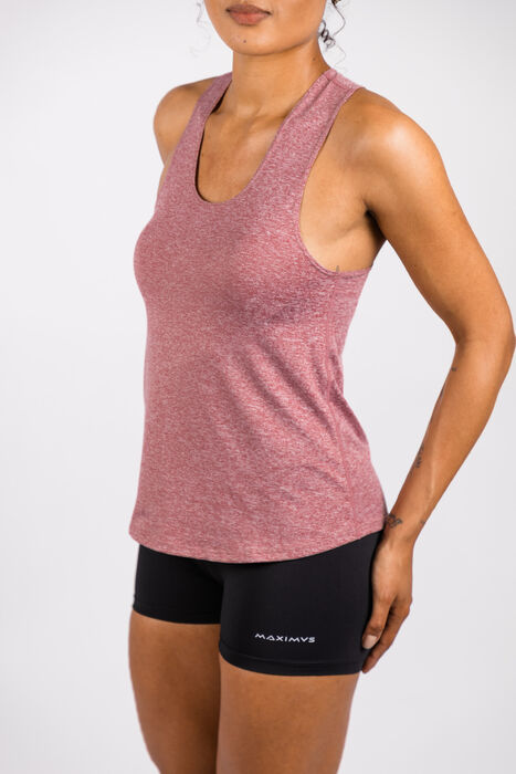 Sporty Tank Top -  Red Mix