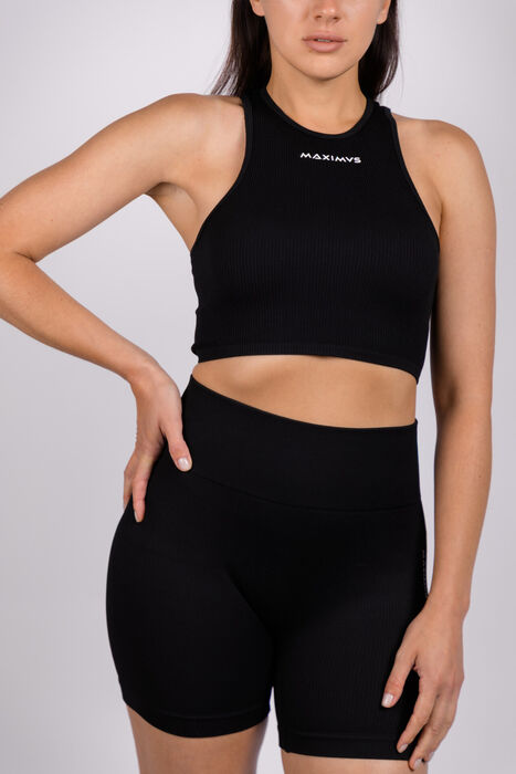 Devon Crop Top - Black