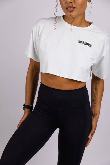 Brenda Crop Top - White