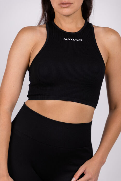 Devon Crop Top - Black