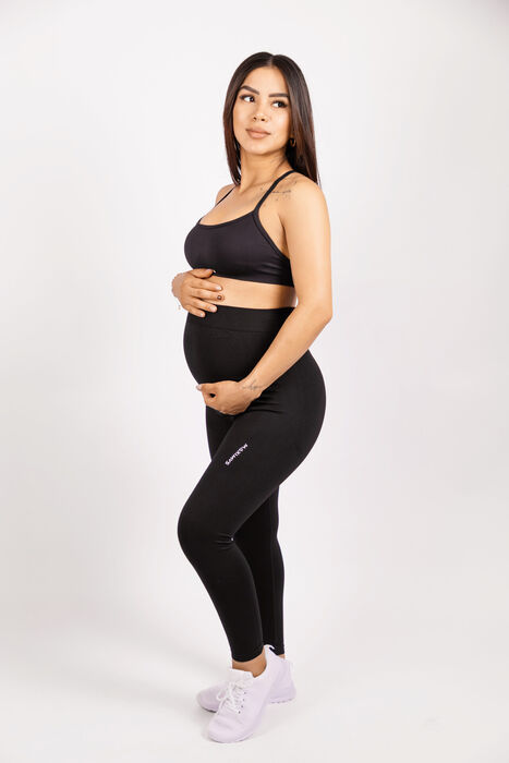Mama Leggings - (Leggings para Grávidas) - Black