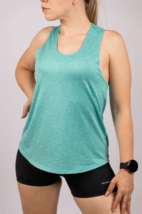 Sporty Tank Top - Green Mix