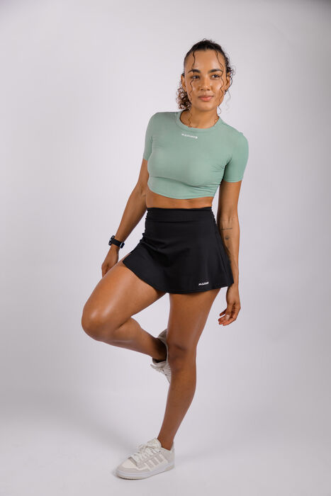 Capri Crop Tee - Green