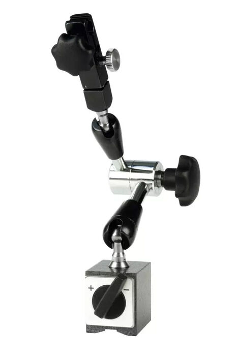 011533 - Base Magnética Articulada Mitutoyo, Raio de trabalho de 130mm