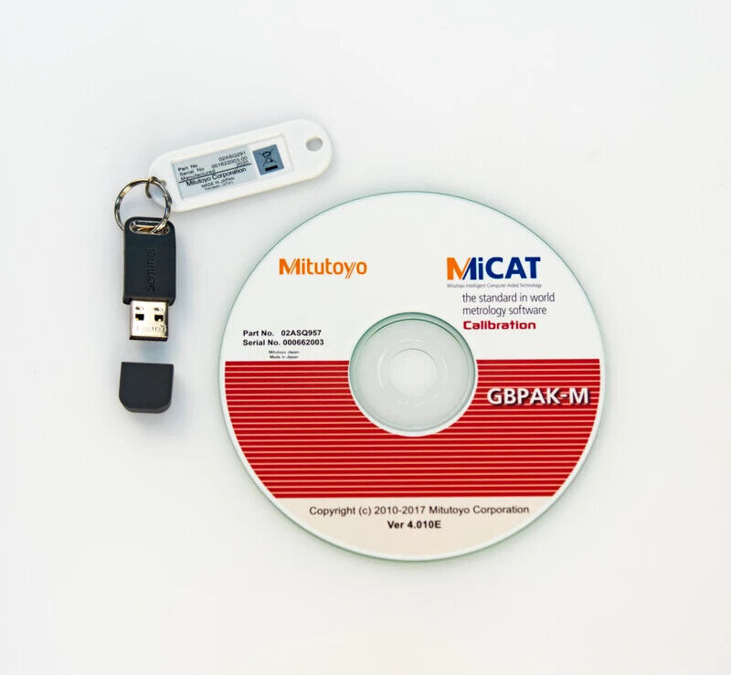 02ASW563 - Software GB-PAK-A, Vers. 4.0X para UpGrau GBCD-250 Installation, English Version, Mitutoyo