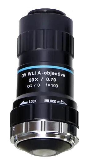 02AWB150 - Quick Vision WLI Objective A-50X, Mitutoyo