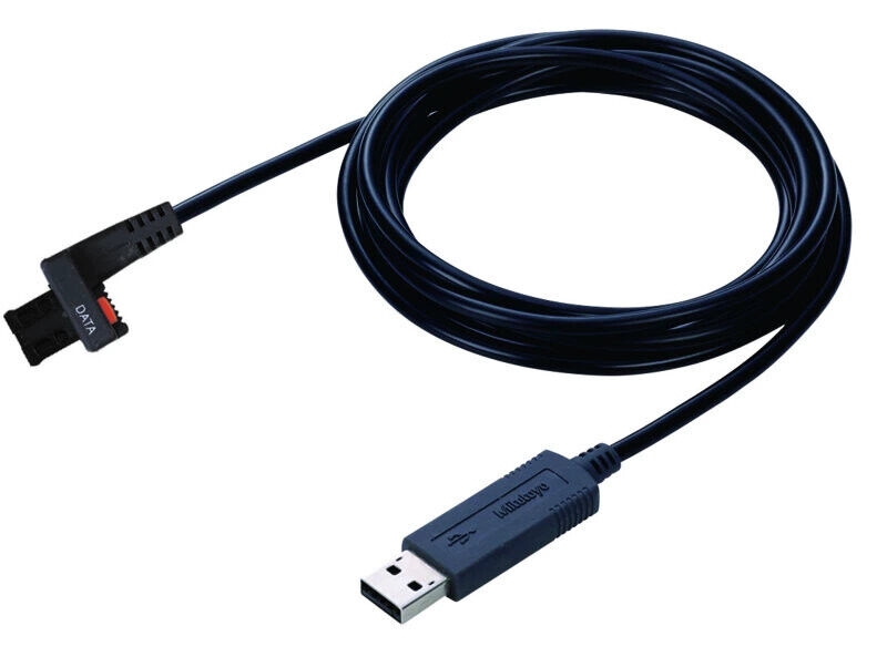 06AFM380C - USB Input Tool Direct -cabo Digimatic-USB- 2m Cable, Digimatic/Digimatic 2, Straight, com Data Button, Mitutoyo