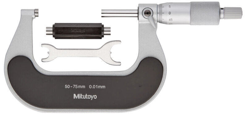 102-303 - Micrómetro de Exteriores com estrutura termo-isolante, 50-75mm, 0.01mm, Mitutoyo