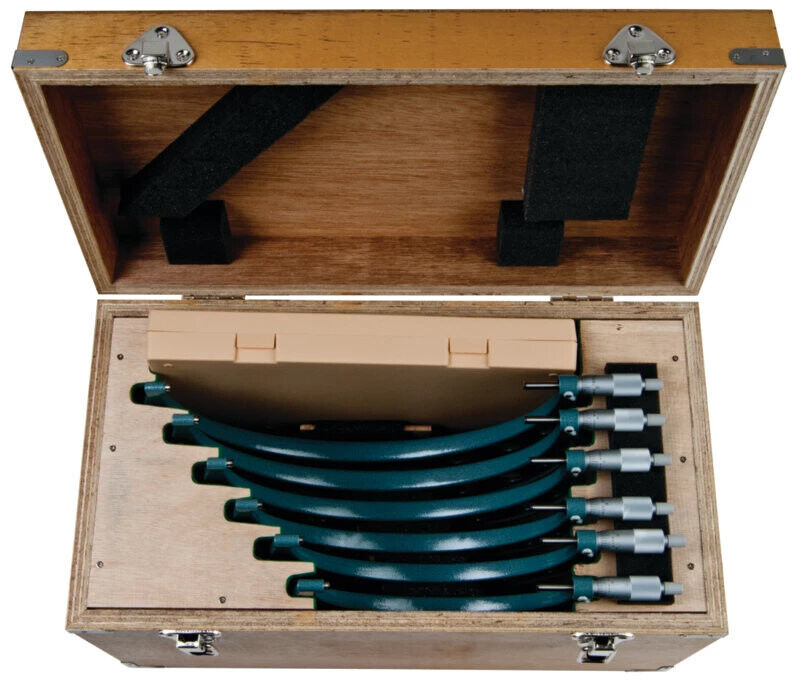 103-906 - Micrómetro de Exteriores -Conjunto 6-12", (6 pcs.), Mitutoyo