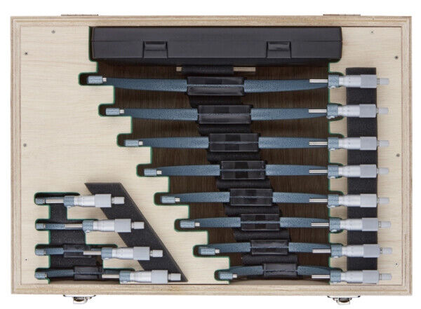 103-914-50 - Micrómetro de Exteriores -Conjunto 0-300mm, (12 pcs.), 0,01mm, Mitutoyo