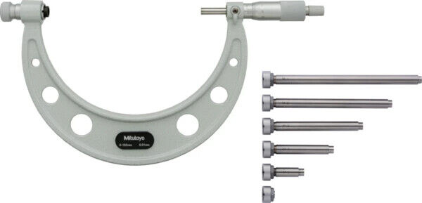 104-135 - Outside Micrometer Interchangeable Anvil 0-150mm, Mitutoyo