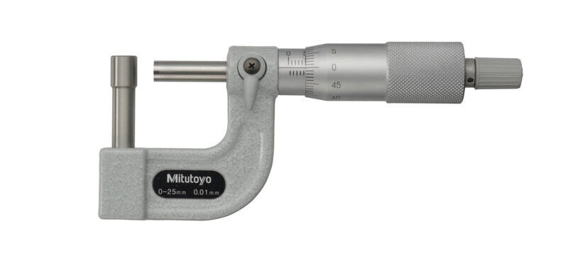 115-316 - Micrómetro -Tubos Cylindrical Anvil Flat Spindle, 0-25mm, Mitutoyo