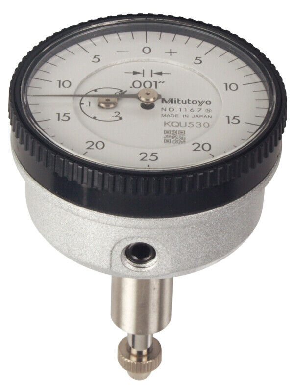1167A - Comparador, ANSI/AGD Type Back Plunger Design, 0,2", 0,001", Mitutoyo