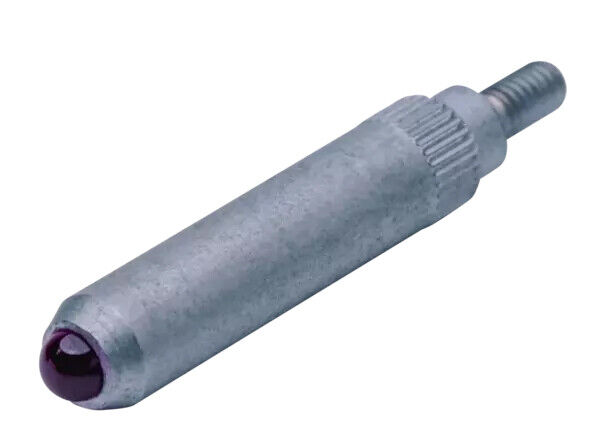 120055D - Contact Element Ball Point, M2,5x0,45 25mm, comprimento, Ruby, Mitutoyo