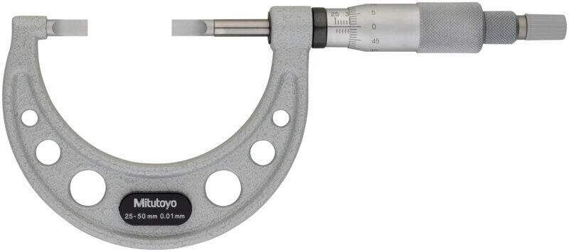 122-102-10 - Blade Micrometer, Hardened Aço Blade 25-50mm, 0,75mm,Blade, Mitutoyo
