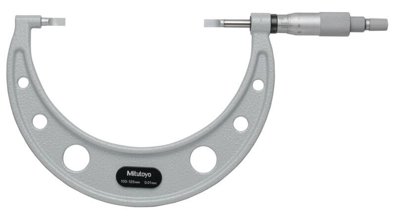 122-105-10 - Blade Micrometer, Hardened Aço Blade 100-125mm, 0,75mm,Blade, Mitutoyo