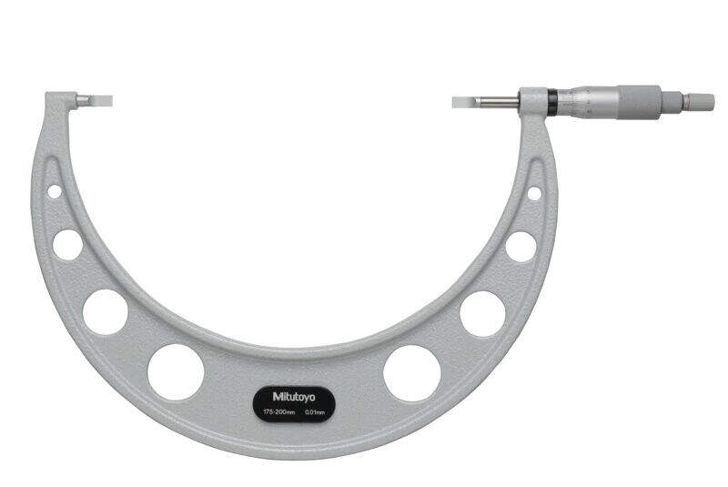 122-108-10 - Blade Micrometer, Hardened Aço Blade 175-200mm, 0,75mm, Blade, Mitutoyo