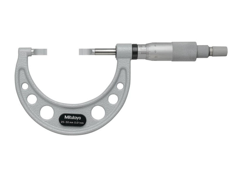 122-112-10 - Blade Micrometer, Hardened Aço Blade 25-50mm, 0,4mm,Blade, Mitutoyo