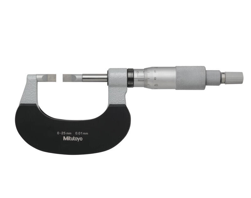 122-161-10 - Blade Micrometer, Metal duro-Tipped Blade 0-25mm, 0,75mm,Blade, Mitutoyo