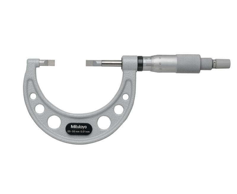 122-162-10 - Blade Micrometer, Metal duro-Tipped Blade 25-50mm, 0,75mm,Blade, Mitutoyo