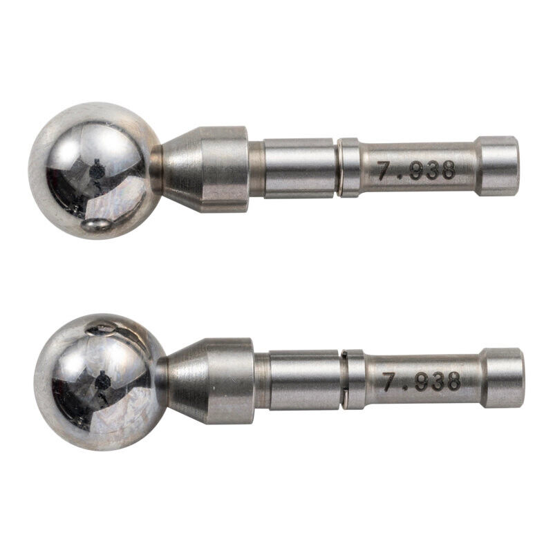124-818 - Par de Pontas Intermutáveis -Esféricas 7,938mm,(5/16"), Mitutoyo
