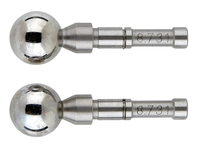 124-820 - Par de Pontas Intermutáveis -Esféricas 8,731mm,(11/32"), Mitutoyo