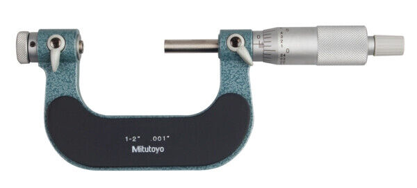 126-138 - Micrómetro -Roscas com Pontas Intermutáveis Interchangeable Tips, 1-2", Mitutoyo