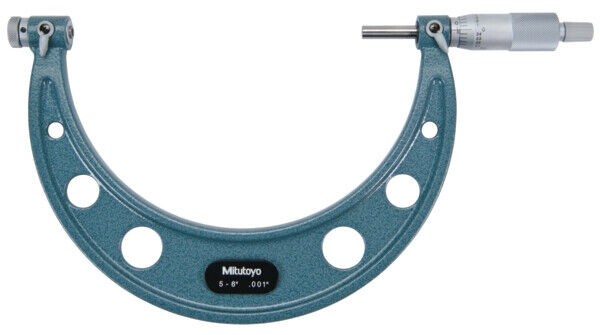 126-142 - Micrómetro -Roscas com Pontas Intermutáveis Interchangeable Tips, 5-6", Mitutoyo