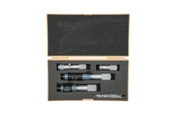 133-903 - Micrómetro de Interiores -Tubular 2-6" (4 pcs.), Mitutoyo