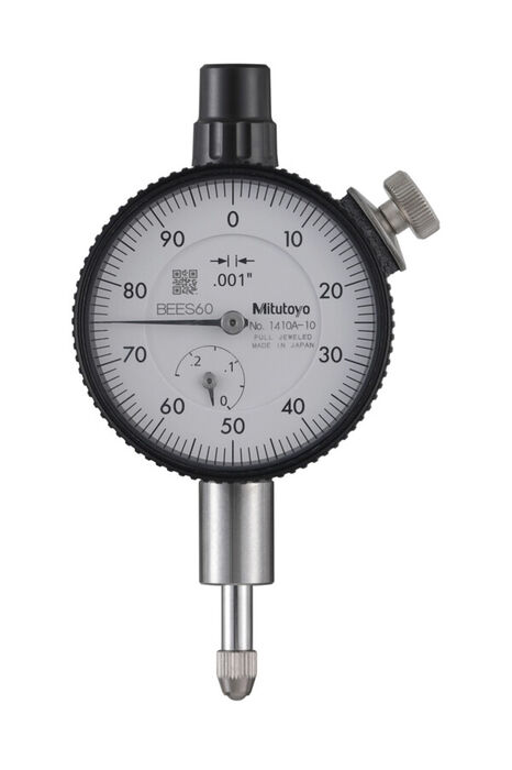1410A-10 - Comparador, Tampa c/olhal, ANSI/AGD Type Jewelled Bearing, 0,25", 0,001", Mitutoyo