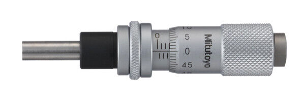 148-121-10 - cabeça micrométrica, Small Standard Type 0-13mm, 0,01mm, Flat, com Spindle Lock, Mitutoyo
