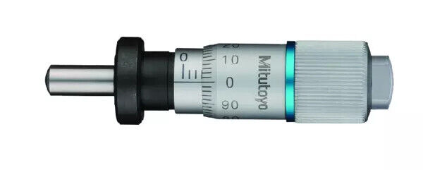 148-143-10 - cabeça micrométrica, Spindle Feed 0,1mm/rev. 0-6,5mm, 0,002mm, Spherical, com Clamp Nut, Mitutoyo