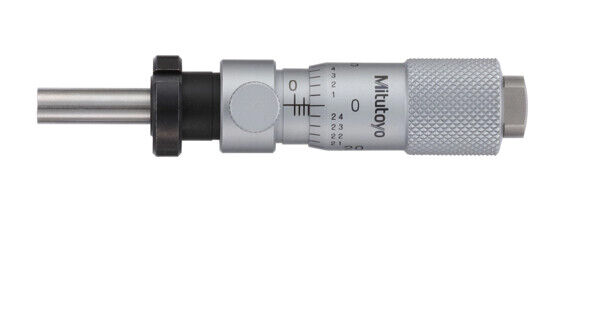 148-161-10 - cabeça micrométrica, Locking Screw Type 0-0,5", 0,001", Flat, com Clamp Nut, Mitutoyo