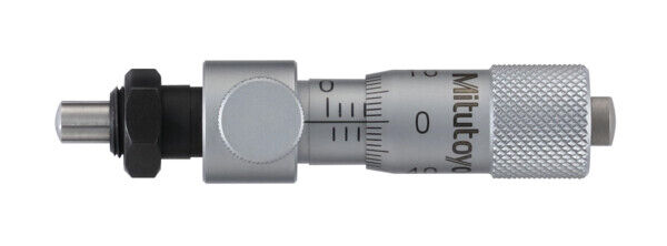 148-223-10 - cabeça micrométrica, Locking Screw Type 0-6,5mm, 0,01mm, Spherical, com Clamp Nut, Mitutoyo