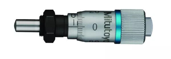 148-243-10 - cabeça micrométrica, Spindle Feed 0,1mm/rev. 0-6,5mm, 0,002mm, Spherical, com Clamp Nut, Mitutoyo