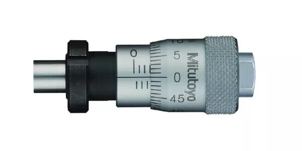 148-302-10 - cabeça micrométrica, Short Thimble Type 0-6,5mm, 0,01mm, Flat, com Clamp Nut, Mitutoyo