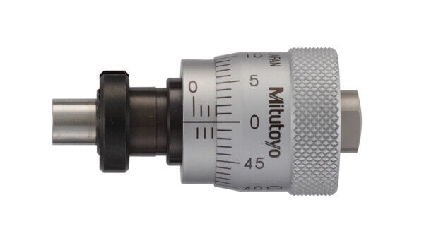 148-304-10 - cabeça micrométrica, Short Thimble Type 0-6,5mm, 0,01mm, Flat, com Clamp Nut, Mitutoyo