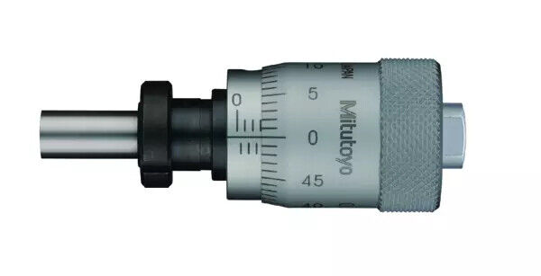 148-310-10 - cabeça micrométrica, Short Thimble Type 0-13mm, 0,01mm, Flat, com Clamp Nut, Mitutoyo