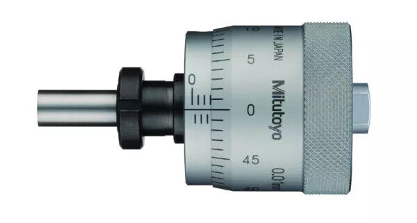 148-312-10 - cabeça micrométrica, Short Thimble Type 0-13mm, 0,01mm, Flat, com Clamp Nut, Mitutoyo