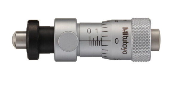 148-329-10 - cabeça micrométrica, Locking Screw Type 0-0,25", 0,001", Spherical, com Clamp Nut, Mitutoyo