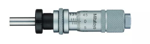 148-824-10 - cabeça micrométrica, Small Standard Type 0-13mm, 0,01mm, Flat, com Clamp Nut/Spindle Lock, Rev. Reading, Mitutoyo