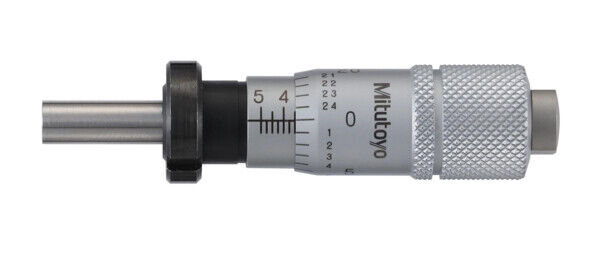 148-832-10 - cabeça micrométrica, Small Standard Type 0-0,5", 0,001", Flat, com Clamp Nut, Rev. Reading, Mitutoyo