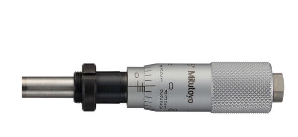 149-147-10 - cabeça micrométrica, Metal duro Tipped Spindle Standard Type, 0-0,5", 0,001", Flat, com Clamp Nut, Mitutoyo