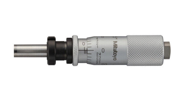 149-182-10 - cabeça micrométrica, Metal duro Tipped Spindle Standard Type, 0-0,5", 0,001", Flat, com Clamp Nut/Spindle Lock, Mitutoyo