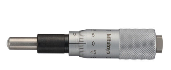 149-801-10 - cabeça micrométrica, Metal duro Tipped Spindle Standard Type, 0-15mm, 0,01mm, Spherical, Mitutoyo