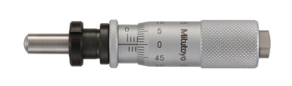 149-804-10 - cabeça micrométrica, Metal duro Tipped Spindle Standard Type, 0-15mm, 0,01mm, Spherical, com Clamp Nut/Spindle Lock, Mitutoyo