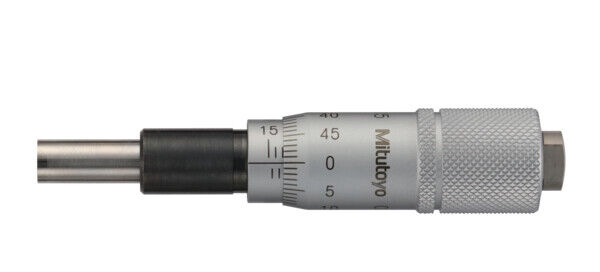 149-821-10 - cabeça micrométrica, Metal duro Tipped Spindle Standard Type, 0-15mm, 0,01mm, Flat, Rev. Reading, Mitutoyo