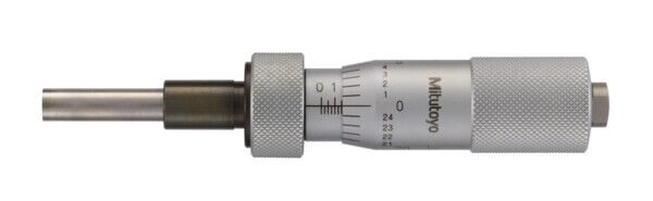 150-217-10 - cabeça micrométrica, Medium-sized Type Standard Type, 0-1", 0,001", Flat, com Spindle Lock, sem Ratched, Mitutoyo