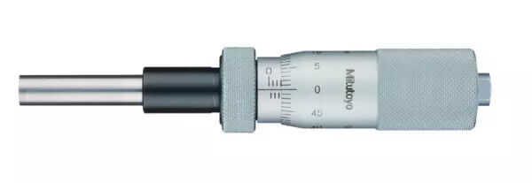 151-225-10 - cabeça micrométrica, Medium-sized Type com D=8mm,Spindle, 0-25mm, 0,01mm, Flat, com Spindle Lock, sem Ratched, Mitutoyo