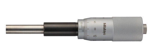 151-227-10 - cabeça micrométrica, Medium-sized Type com D=8mm,Spindle, 0-25mm, 0,01mm, Flat, sem Ratched, Mitutoyo